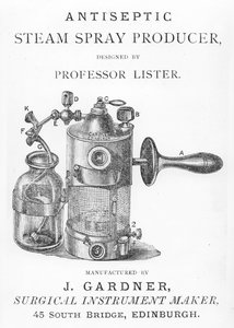 Pulvérisateur à vapeur de Lister - English School