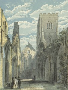 Cathédrale de Llandaff, nef regardant vers l