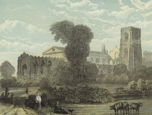 Cathédrale de Llandaff, vue nord-est - English School
