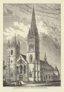 Cathédrale de Llandaff, vue du sud-ouest - English School