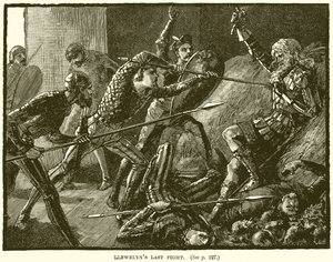 Le dernier combat de Llywelyn - English School