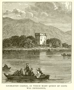 Château de Lochleven, où Marie Stuart fut emprisonnée - English School