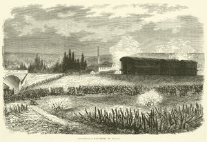 Batteries de locomotives en action, novembre 1870 - English School