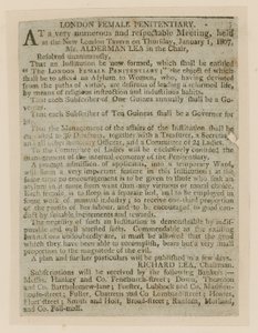 Pénitencier féminin de Londres, Clerkenwell - English School
