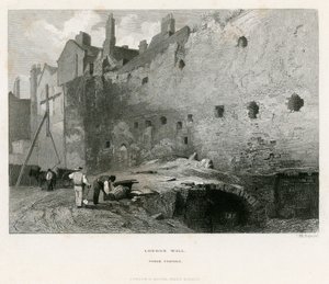 Mur de Londres, Tower Postern - English School