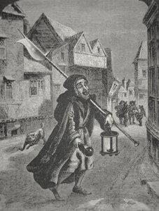 Garde de nuit de Londres au XVIIe siècle