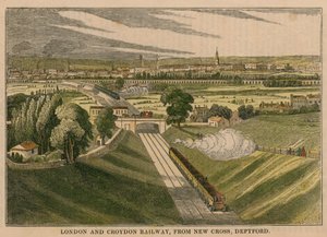 Chemin de fer de Londres et Croydon, de New Cross Deptford - English School