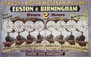 Chemin de fer de Londres et du Nord-Ouest, Euston et Birmingham