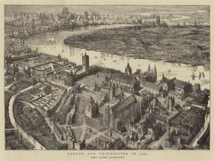 Londres et Westminster en 1584