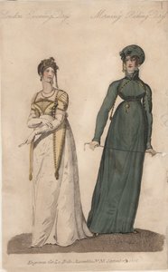 Robe de soirée de Londres et robe de matin pour l