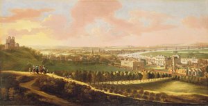Londres depuis Greenwich Hill, vers 1680 - English School