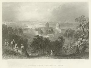 Londres depuis Greenwich Park - English School