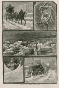 Londres sous une tempête de neige