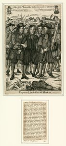 Arrestation du Lord Chancelier Jefferies à Wapping - English School
