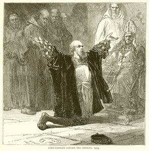 Lord Cobham devant les évêques, 1413 - English School