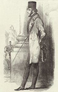 Lord George Bentinck (gravure) - English School
