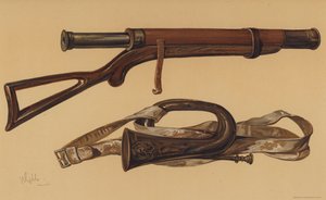 Télescope de Lord Raglan et un clairon russe de Sébastopol - English School