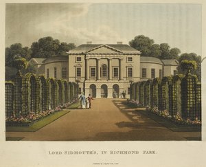 La maison de Lord Sidmouth dans Richmond Park, de 