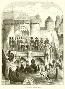 Lord Strafford allant au procès - English School