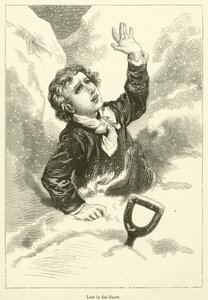Perdu dans la neige (gravure) - English School