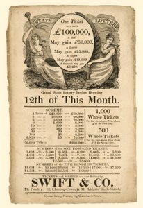 Publicité de loterie - English School