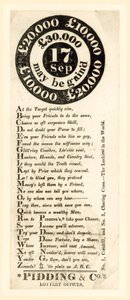 Publicité de loterie - English School