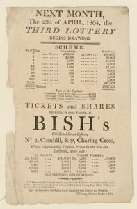 Publicité de loterie - English School