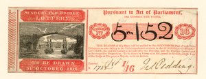 Billet de loterie - English School