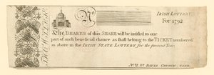 Billet de loterie - English School
