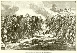 La charge de cavalerie de Loudon à Kunersdorf - English School