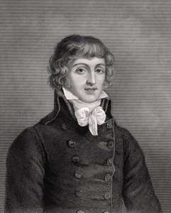 Louis Antoine Léon de Saint-Just, gravé par W.H. Mote, illustration de 