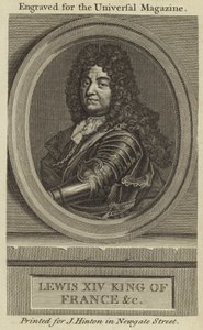 Louis XIV, Roi de France - English School