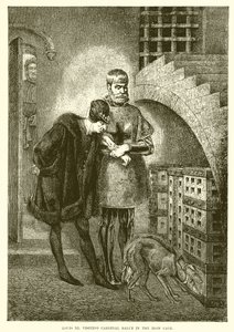 Louis XI visitant le cardinal Balue dans l