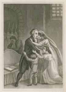 Louis XVI de France prenant congé de sa famille, 1793