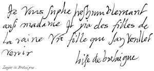 Loyse de Bretaigne - English School