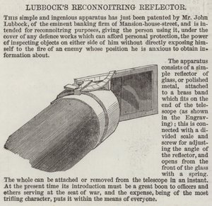 Réflecteur de reconnaissance de Lubbock (gravure)
