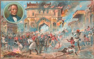 Lucknow, Mutinerie indienne, 1857 - English School