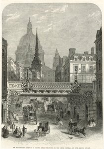Ludgate Hill, le pont ferroviaire sur le point d