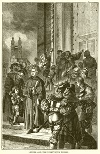 Luther et les quatre-vingt-quinze thèses - English School