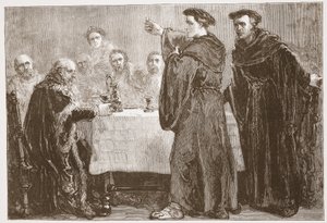 Luther défiant Carlstadt d