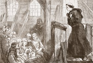 Luther prêchant dans l