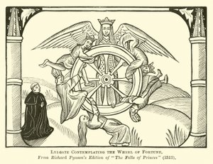 Lydgate contemplant la roue de la fortune - English School