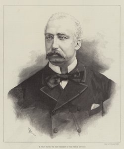 M. Félix Faure, le nouveau Président de la République française (gravure) - English School