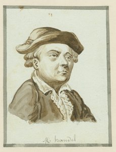 M. Handel, milieu du XIXe siècle (encre sur papier)
