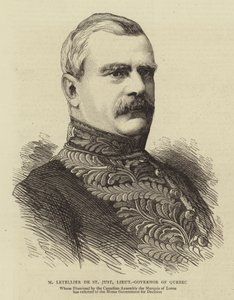 M Letellier de St Just, lieutenant-gouverneur de Québec - English School