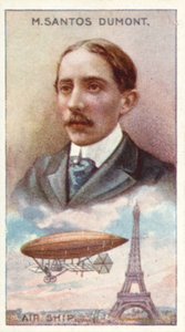 M Santos Dumont, Aérostat
