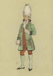 Macaroni du règne de George III - English School