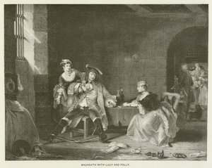 Macheath avec Lucy et Polly