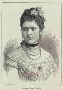 Madame Etelka Gerster (gravure) - English School