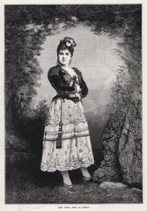 Madame Marie Roze en Carmen - English School